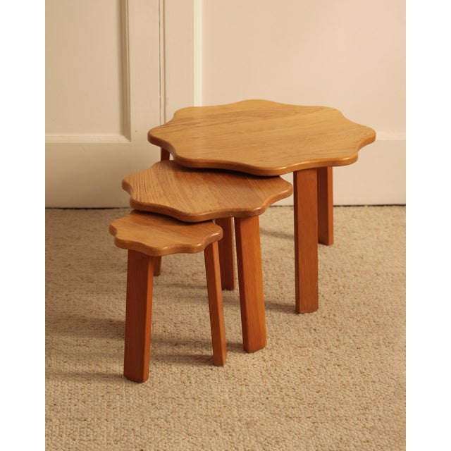 1980s Vintage Nesting Tables, 1980s, Set of 3 For Sale - Image 5 of 10