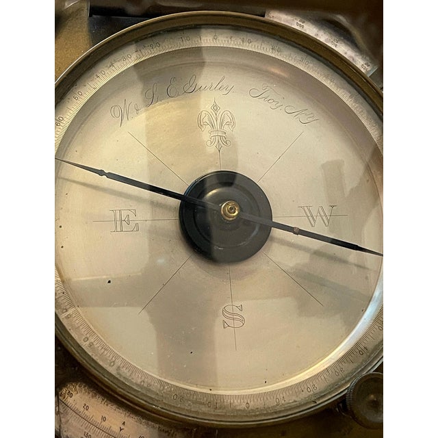 An exceptional late 19th century American surveying instrument by W. & J.E. Gurley, Troy, New York, widely regarded as one...