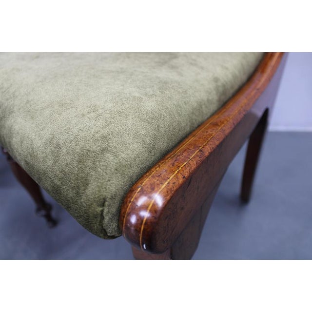 French Art Deco Walnut Dining Armchairs, France, 1930s, Set of 12 For Sale - Image 12 of 18