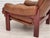 Wood Set of Swedish Lounge Chair and Ottoman in Leather, 1970s For Sale - Image 7 of 18