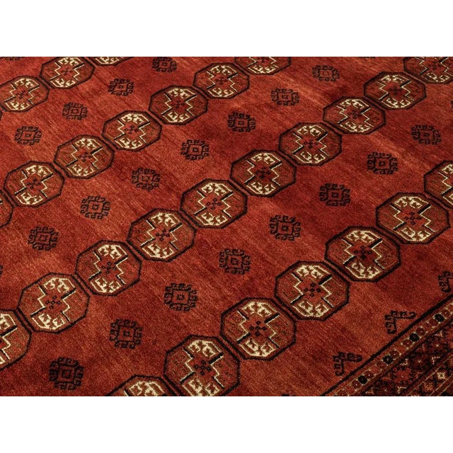 Red Original Buchara Rug For Sale - Image 8 of 11