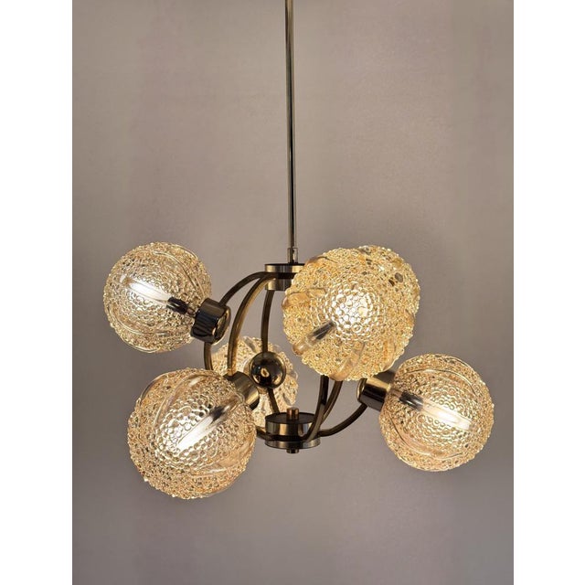 1970s Space Age Brass Ceiling Lamp by Richard Essig, 1970s For Sale - Image 5 of 18
