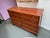 Chippendale Mid 20th Century Maple Wood Double Dresser With Cherry Wood Stain For Sale - Image 3 of 12