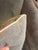 Very attractive gray pillow with white piping. Zippered with new pillow insert so both can be cleaned. We have another...