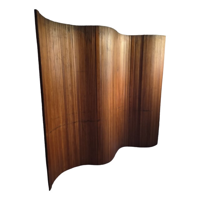 Pitch Pine Room Divider Screen, 1920s For Sale