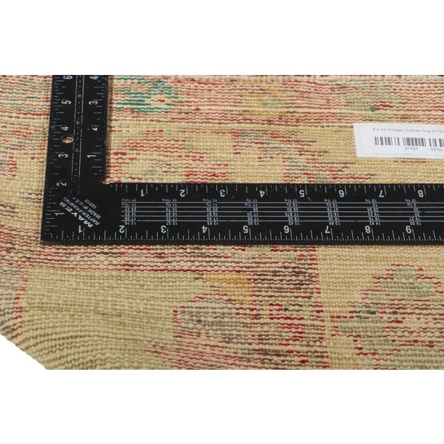 Mid 20th Century Vintage Turkish Oushak Rug, 05'03 X 10'04 For Sale - Image 4 of 11