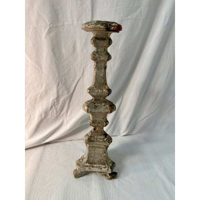 French, Antique, Pricket Candlestick, 1800s For Sale - Image 10 of 10