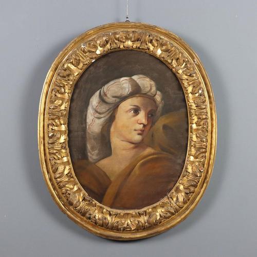 Unknown, Sibyl, Oil on Panel, Framed For Sale - Image 9 of 9