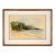 Hawaiian Tropical Beach and Mountains - Watercolor on Paper 1960 For Sale
