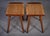 Teak and Woven Stools, Denmark, 1960s, Set of 2 For Sale - Image 4 of 8