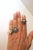 Metal Opal and 14kt Gold Cocktail Ring, Circa 1960s For Sale - Image 7 of 10