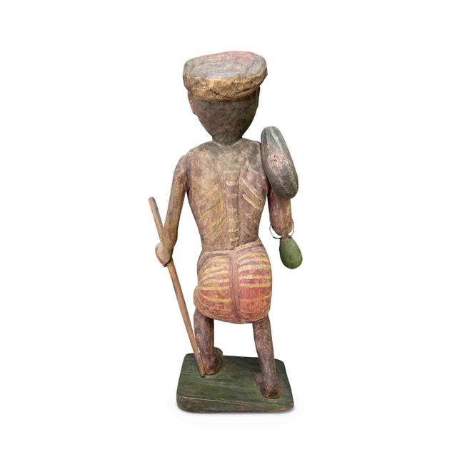 Burmese Artist, Shaman, Late 1800s, Wood For Sale - Image 5 of 8