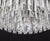 Art Deco Style Cut-Crystal Circular Chandelier For Sale - Image 4 of 9