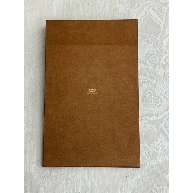Vintage Hermes Lacquered Burlwood Notepad Holder For Sale - Image 11 of 12