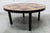 Wood Round Ceramic Coffee Table attributed to Jean Gregorieff, 1960s For Sale - Image 7 of 15