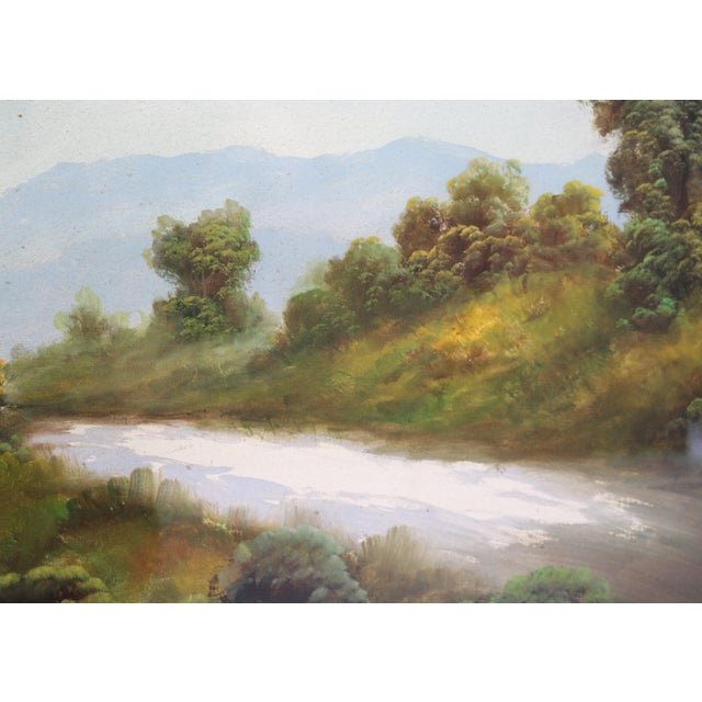 Toni Bordignon, Venetian Landscape, Oil on Canvas, Framed For Sale - Image 3 of 11