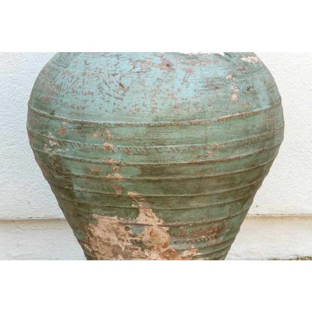 Antique Monumental Mediterranean Pottery Jar For Sale In Los Angeles - Image 6 of 12