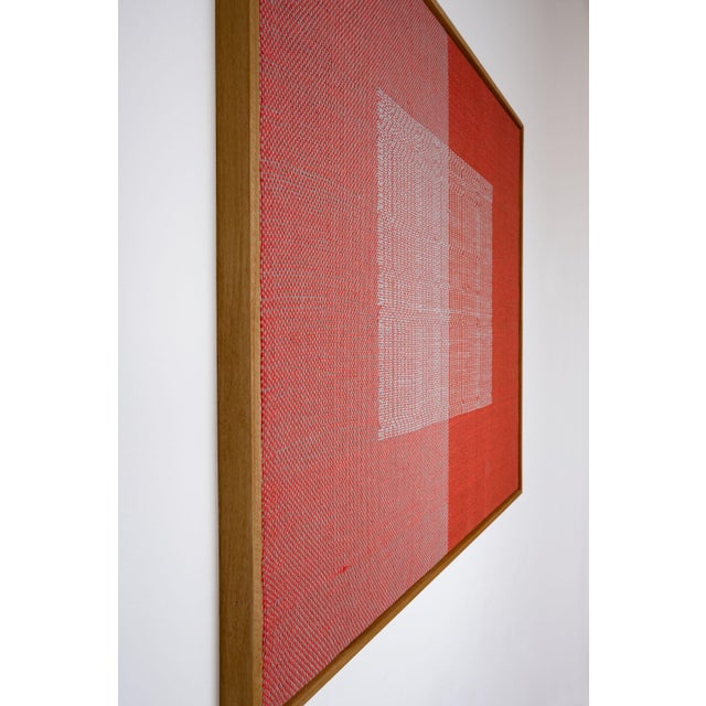 Textile Flag No. 27 Handwoven Tapestry by Susanna Costantini For Sale - Image 7 of 9
