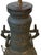 Fine American Mid-Century Bronze Lamp in the manner of James Mont. Chinese Archaic Form.