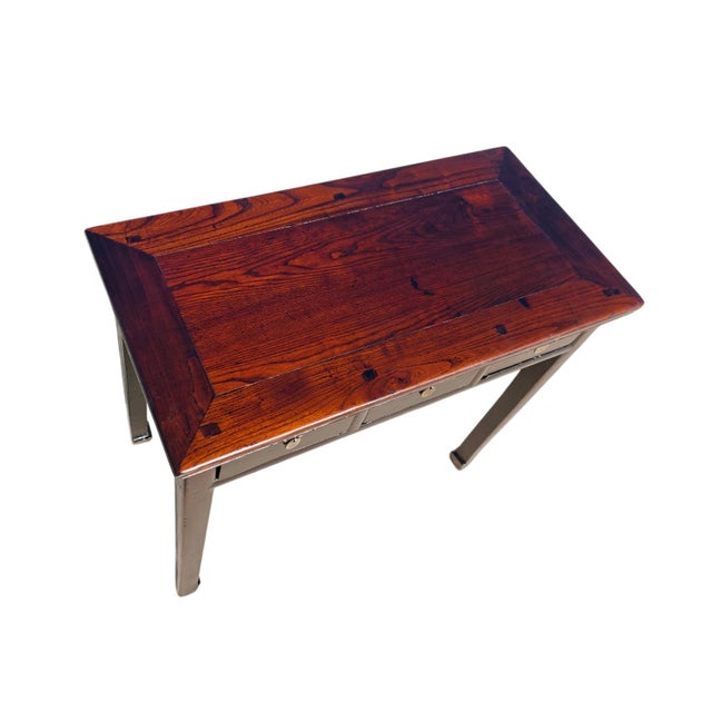 19th Century 3 Drawer Writing Desk For Sale - Image 4 of 5