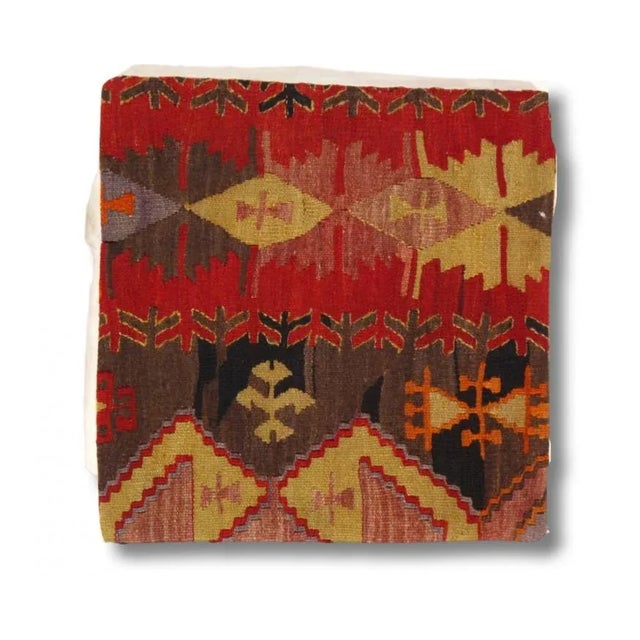 Traditional Vintage Hand Woven K135 Pillow 16" For Sale - Image 3 of 3