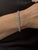 Silver 40 Round Diamond 20 Pointer Each Tennis Bracelet in 14 Karat Gold 8 Carat 7 " For Sale - Image 8 of 8