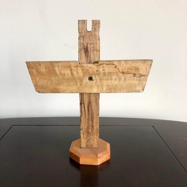 Mid 20th Century Vintage Pacific Northwest Carved Totem For Sale - Image 4 of 6