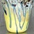 Light Yellow Vintage Boho Abstract Art Glass Vase For Sale - Image 8 of 12