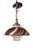 Mid 20th Century Kitchen Chandelier Copper Finish With Glass Shade by the Progressive Mfg.Co. For Sale - Image 12 of 14