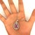 Metal 2.16 Carat Pink Sapphire Diamond 18k White Gold Pendant Necklace For Sale - Image 7 of 7