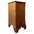 Brown Small Antique Serpentine Burr Oak Chest of Drawers For Sale - Image 8 of 12