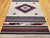 Vintage American Southwestern Saltillo Kilim Rug, Medallion & Striped Pattern, Ivory & Red, 5x7 For Sale - Image 17 of 18