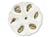French Vintage French Porcelain Oyster Set, 6 Plates & Platter For Sale - Image 3 of 7