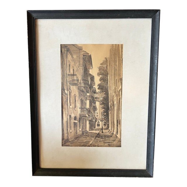 Malcolm Newman’s New Orleans Framed Ink Print For Sale