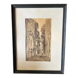 Malcolm Newman’s New Orleans Framed Ink Print