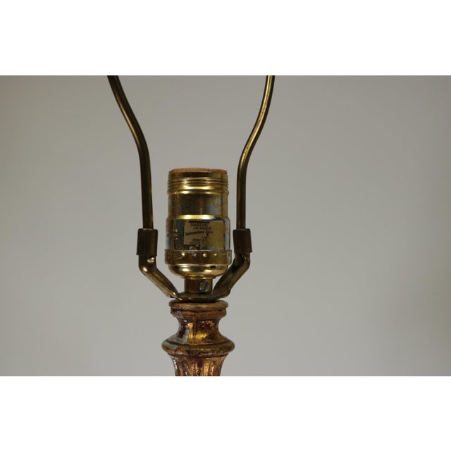 Nardini Studios Gilded Acanthus Leaf Table Lamp For Sale - Image 9 of 10