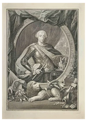 Filippo Morghen, Charles III, King of Spain, Etching, 1760s