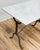 Antique French Style Marble Top Cast Iron Bistro Table For Sale - Image 12 of 16