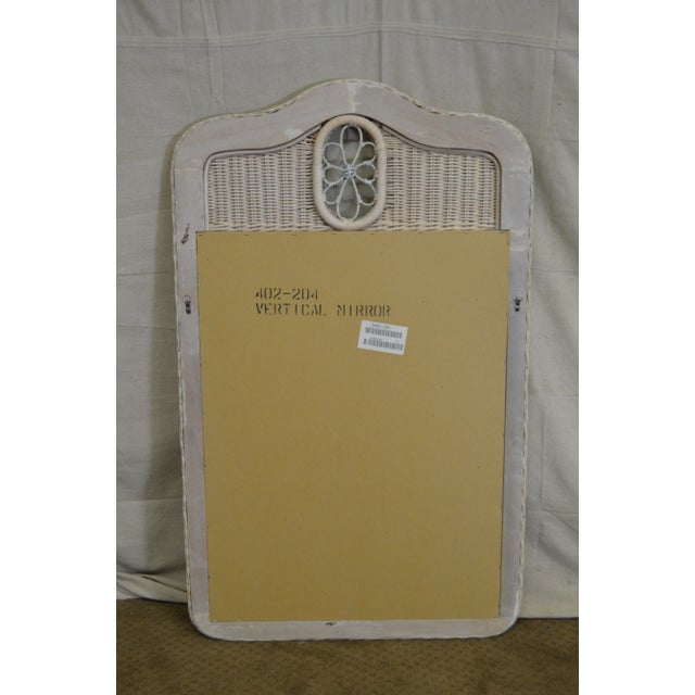 Lexington Henry Link Painted Wicker Mirror Chairish