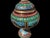 Metal Vintage Hand Painted Copper Covered Urn For Sale - Image 7 of 9