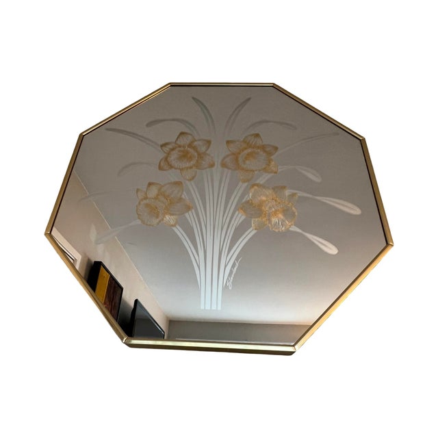 We have for your consideration a very gorgeous postmodern octagon mirror manufacture by windsor and designed by Robert...