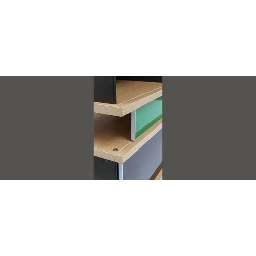 Brown Nuage À Plots in Wood and Aluminium by Charlotte Perriand for Cassina For Sale - Image 8 of 14