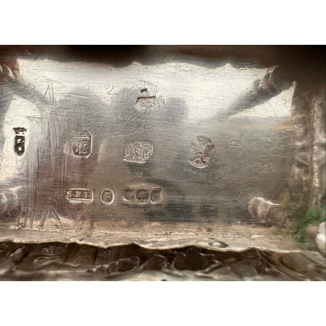 The 1887 Hooikaas Silver Drop-Leaf Miniature Table For Sale - Image 14 of 15