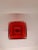 Contemporary Mikasa City Lights Red Crystal Votive Candle Holder Candy Dish For Sale - Image 3 of 4