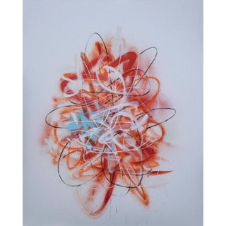 "Tantrum 63" Contemporary Original Abstract Expressionist Painting by Kymm Swank For Sale