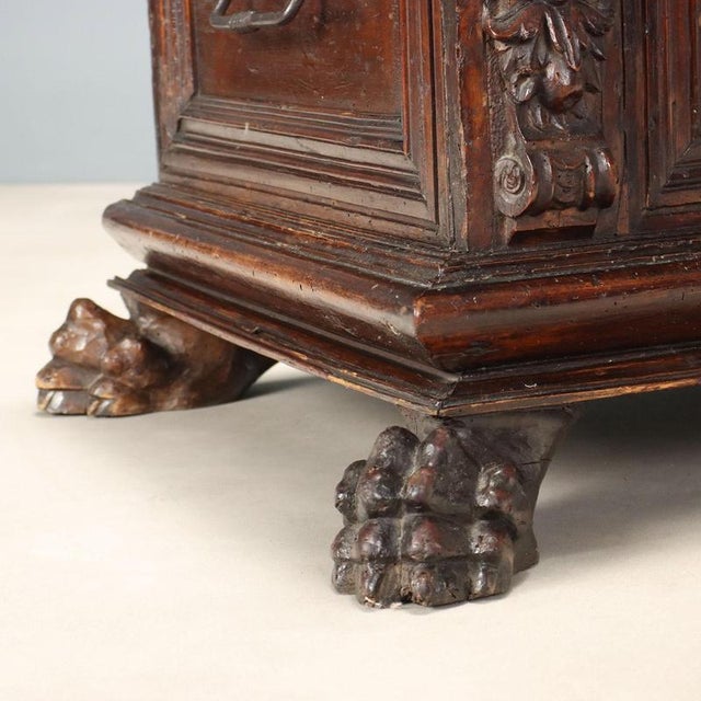 18th Century Italian Walnut Chest For Sale - Image 10 of 14