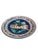 A vintage Mediterranean-style terracotta ceramic wall plate. Masterfully hand-painted, this decorative accent features a...