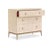 Mitchell Gold + Bob Williams 3 Drawer Solange Chest With Cream Faux Shagreen For Sale - Image 6 of 8