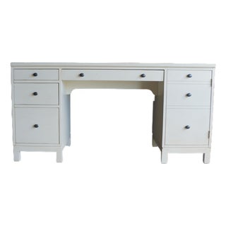 Ethan Allen Tango Double Pedestal Desk For Sale