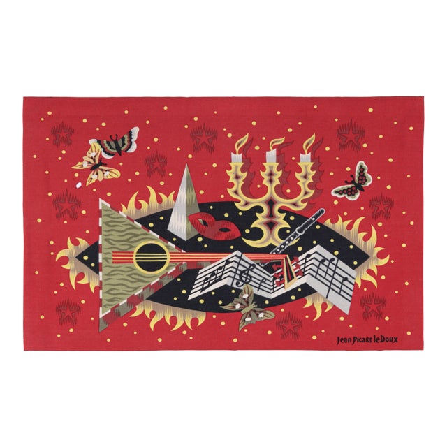 Vintage Jean Picart Le Doux Pictorial Tapestry ‘Musique De Chambre’ | Rug & Kilim For Sale